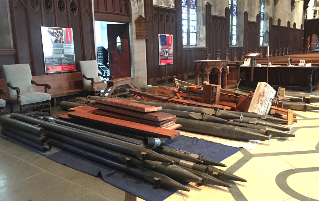 Organ Removal is Complete St. Paul's Episcopal Church