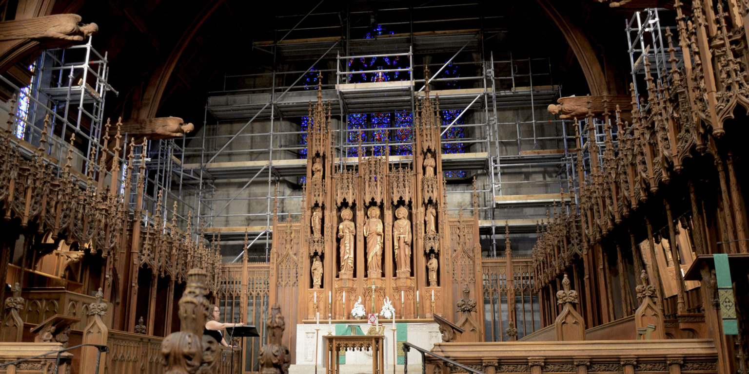 The organ begins to come back - St. Paul's Episcopal Church