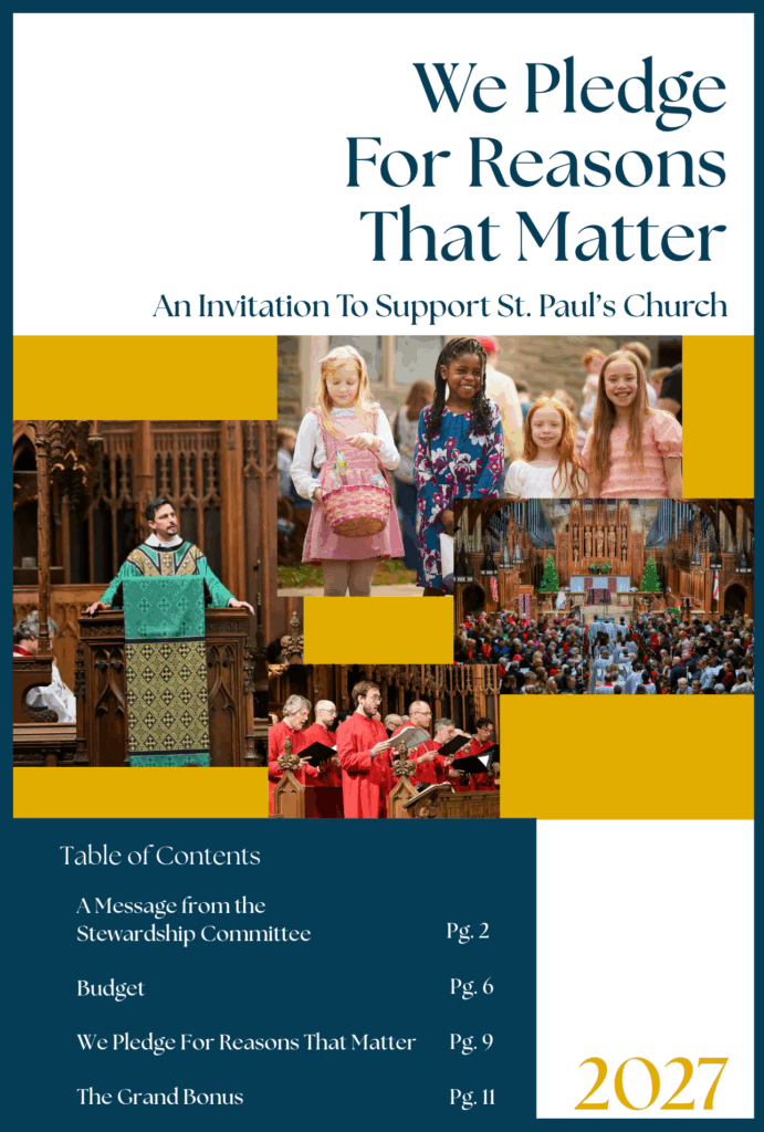 2027 Pledge Campaign Booklet